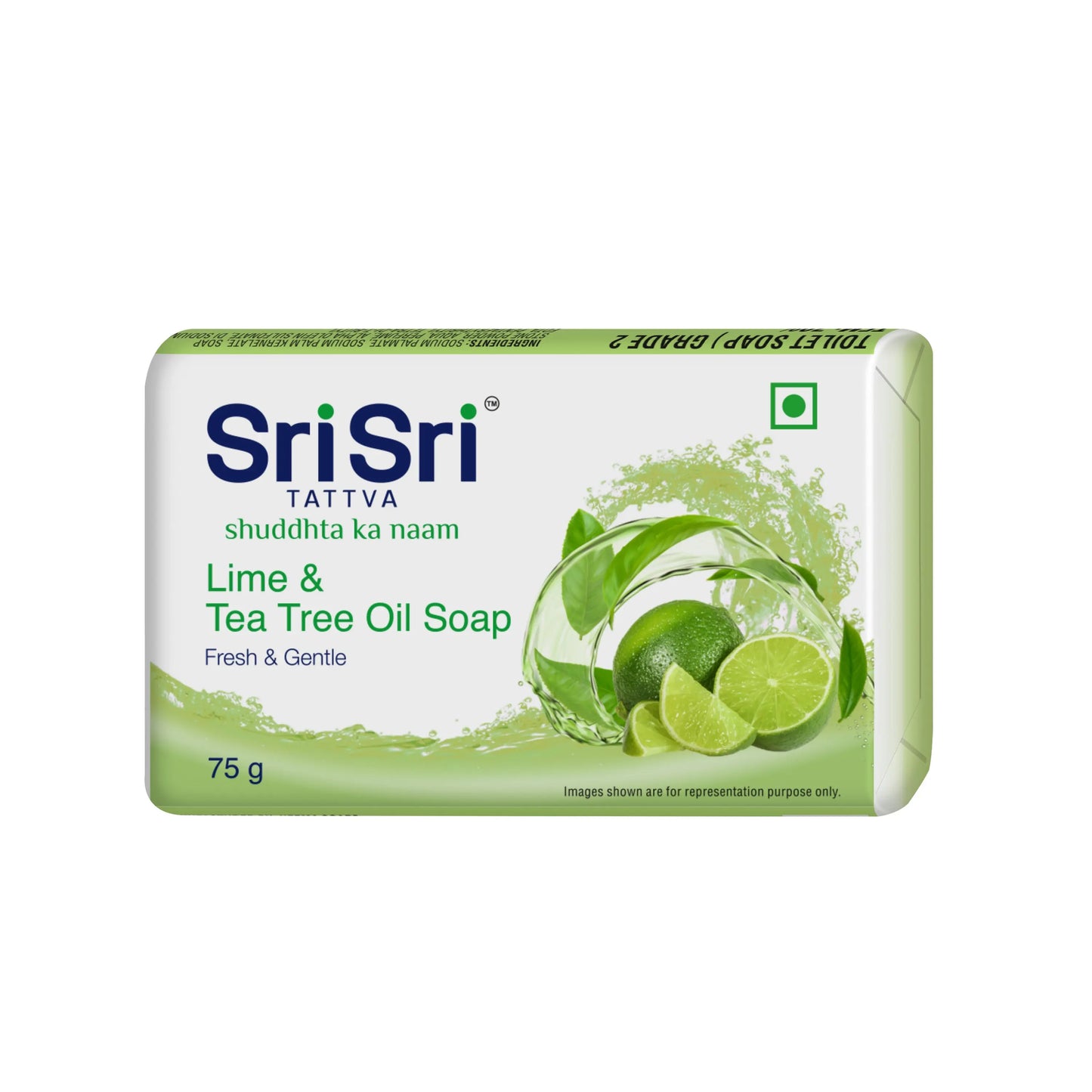 Lime & Tea Tree Oil Soap | Fresh & Gentle | Buy 3 Get 1 Free | 75 g Each