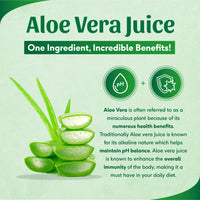 Aloe Vera Juice - No Added Sugar, 1000ml - Sri Sri Tattva