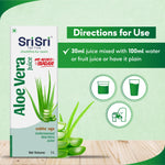 Aloe Vera Juice - No Added Sugar, 1000ml - Sri Sri Tattva