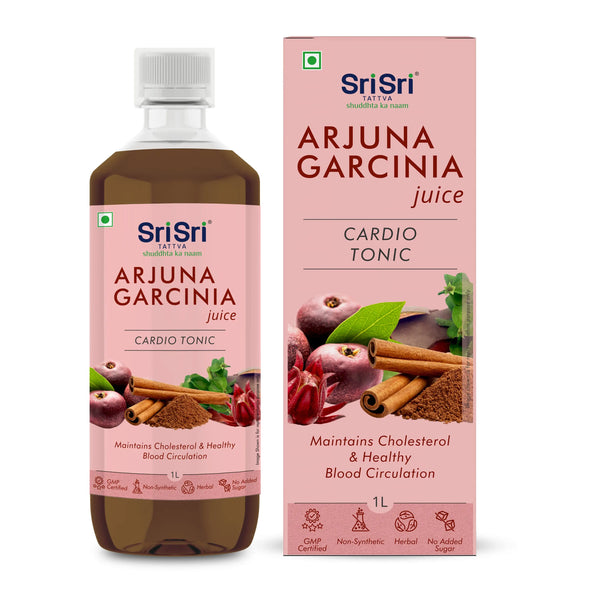 Arjuna Garcinia Juice - Cardio Tonic | Maintains Cholesterol & Healthy Blood Circulation | 1L
