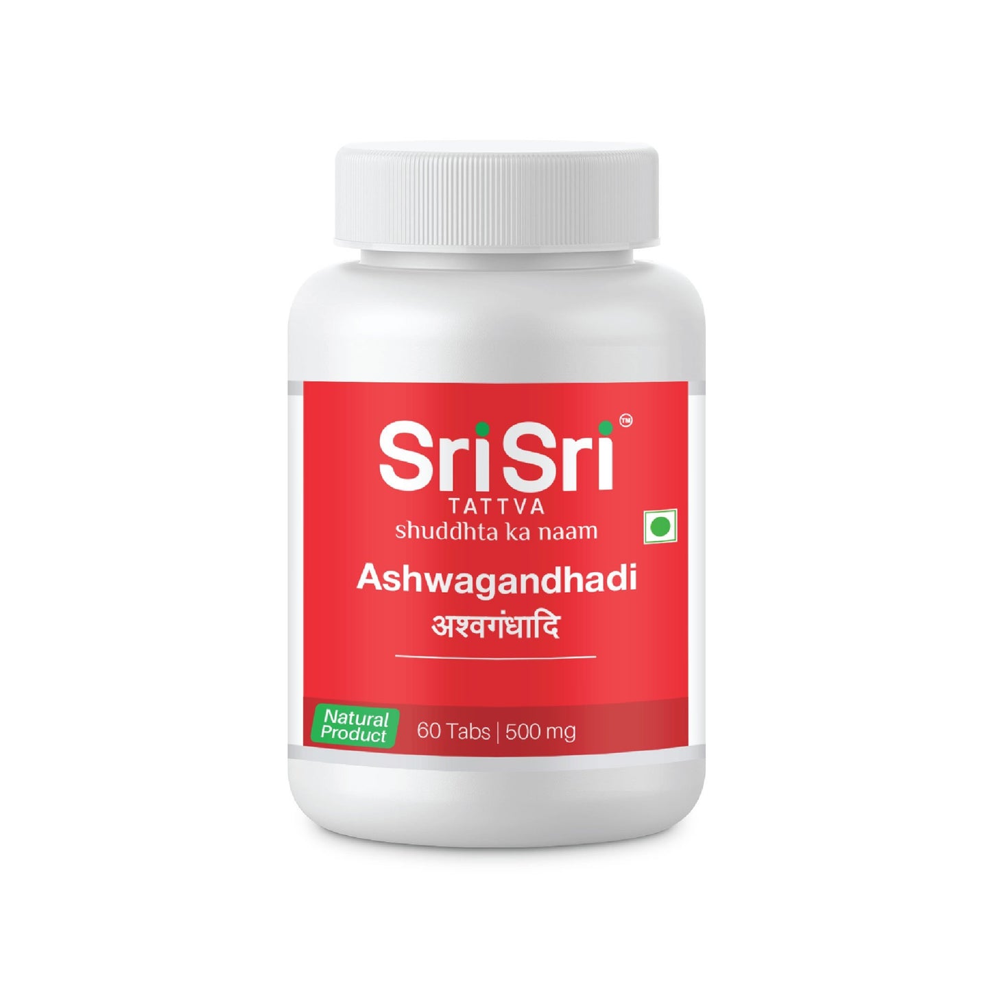 Ashwagandhadi Tablet - Vata Rogas, 60 Tabs | 500mg - Sri Sri Tattva