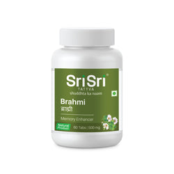 Brahmi - Memory Enhancer | Ayurvedic Natural Product | 60 Tabs, 500mg - Ayurveda and Wellness | Oral Care | Personal Care 
