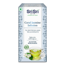 Coral JASMINE Infusion - TO REFRESH AND REJUVENATE - With the fragrance of freshness - 20 Dip Bags - ✨ Diwali Festive Gifts 🎁 ✨ 🕯️⚡ 