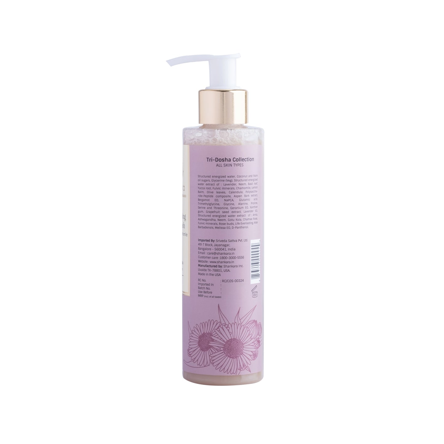 De-Stressing Body Wash, 200ml by Shankara - Sri Sri Tattva