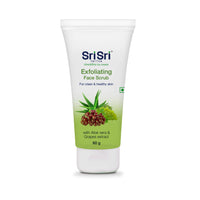 Exfoliating Face Scrub - For Clean & Healthy Skin, 60g - Sri Sri Tattva
