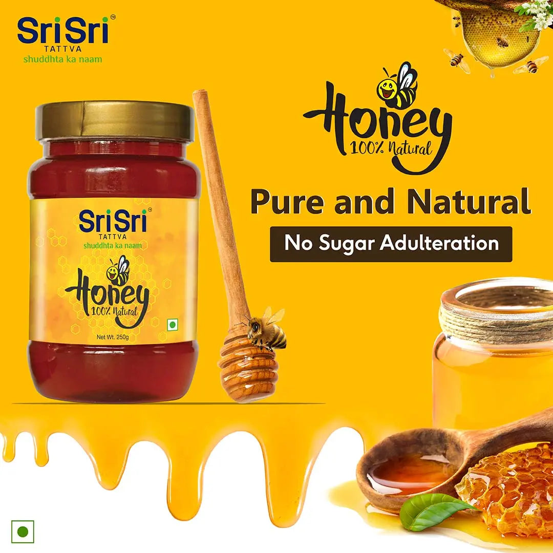 Honey - 100% Natural, 250g - Sri Sri Tattva