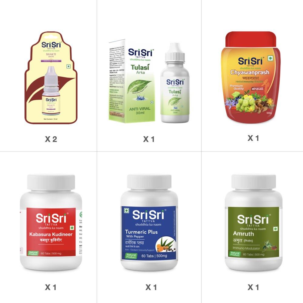 Immunity Building Kit With Chyawanprash - Sri Sri Tattva