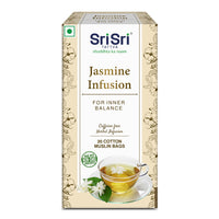 Jasmine Infusion - FOR INNER BALANCE - Bring back your balance to your day! - 20 Dip Bags - Sri Sri Tattva