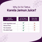 Karela Jamun Juice - Maintain Blood Sugar | Pancreatic Support, Improves Metabolism, Reduces Fatigue | 1 L
