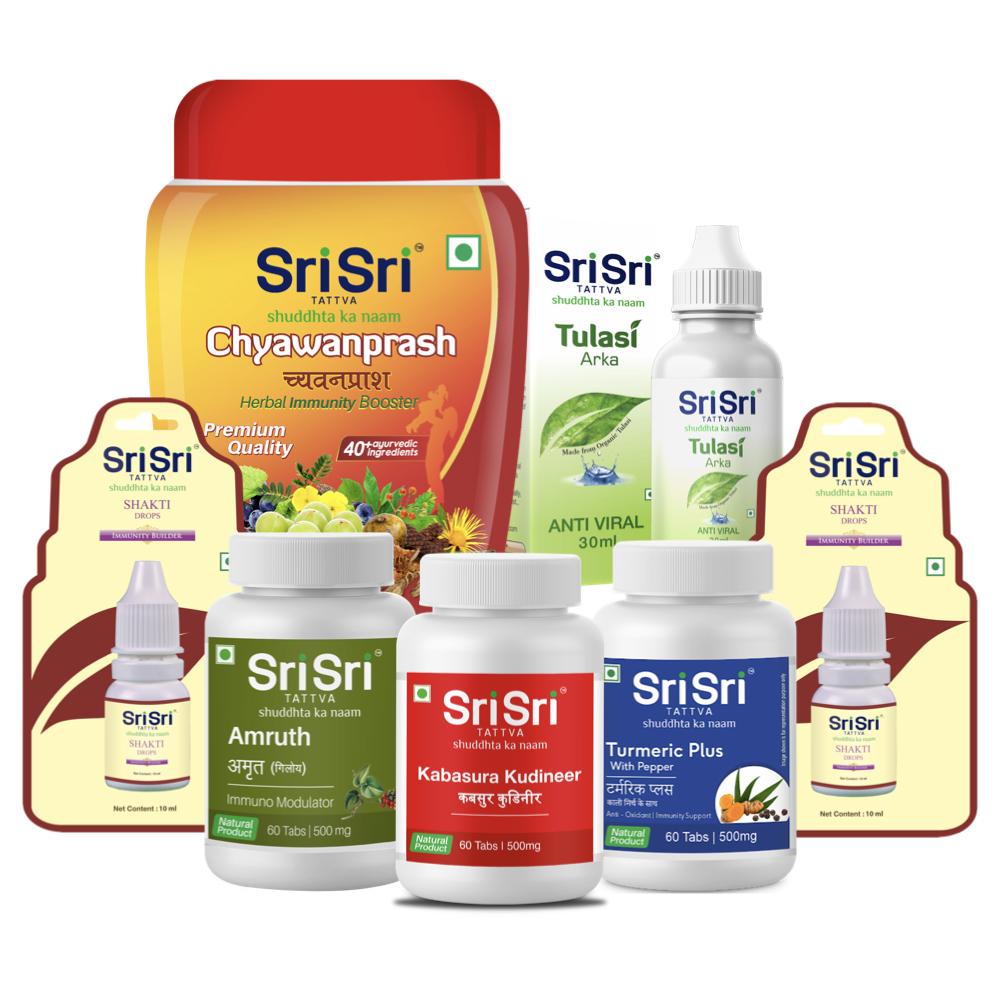 Immunity Building Kit With Chyawanprash - Sri Sri Tattva