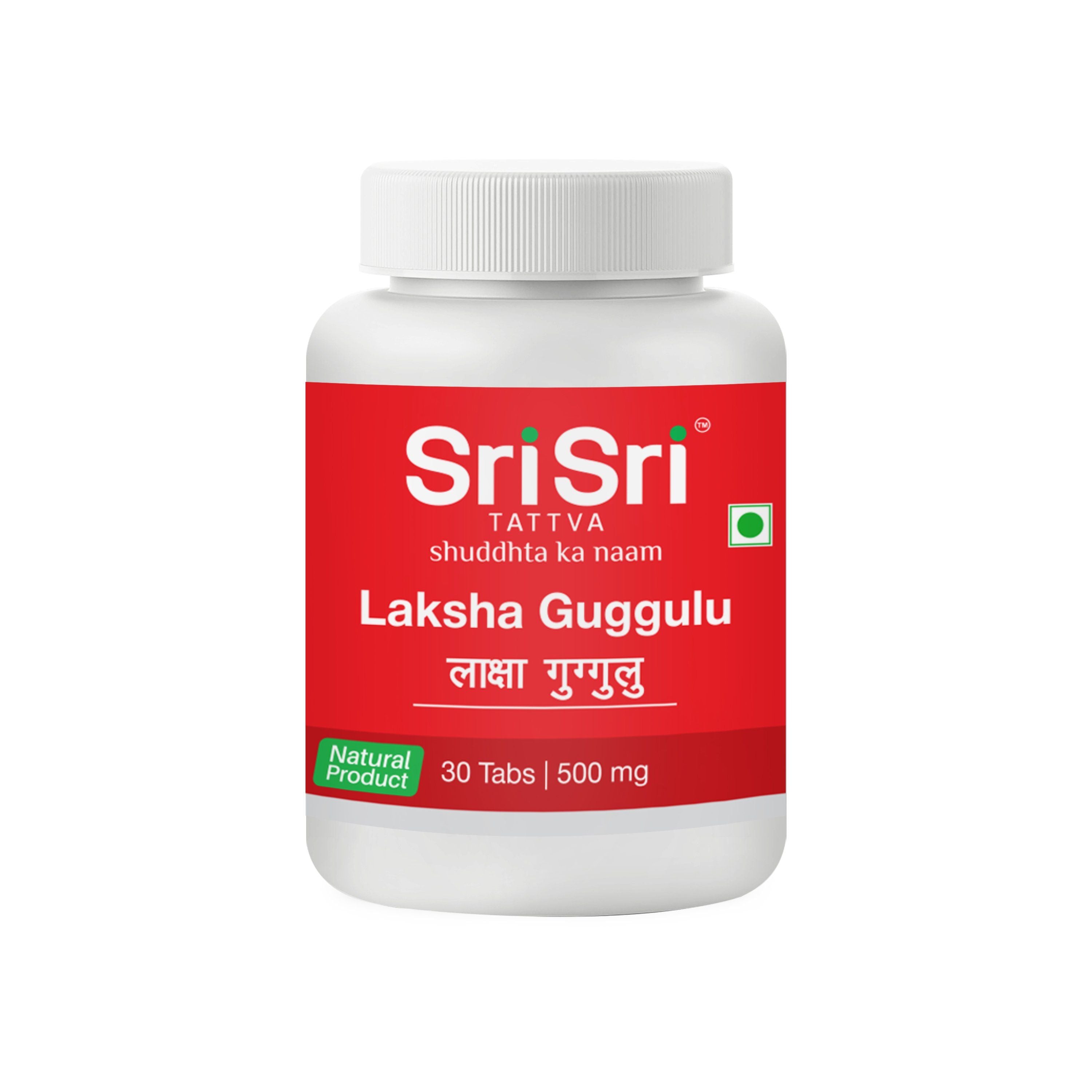 Laksha Guggulu, 30 Tabs | 500mg - Sri Sri Tattva