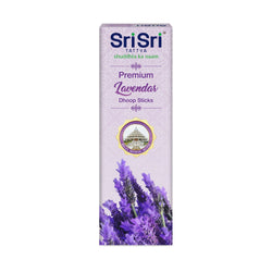 Premium Lavendar Dhoop Sticks For Pooja | 30 Dhoop Batti / Sticks | Fragrances – Natural Lavendar | Bamboo-less | Free Stand | 50g - Agarbatti and Fragrances 