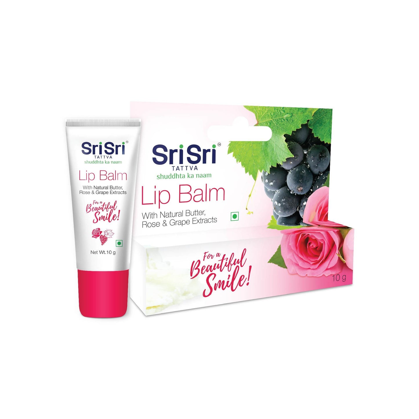 Lip Balm - For a Beautiful Smile, 10g - Sri Sri Tattva