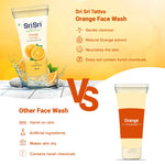 Orange Face Wash - Feel of Freshness, 60ml - Sri Sri Tattva