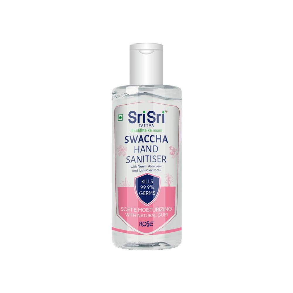 130ml - Swaccha Hand Sanitiser - Rose - Sri Sri Tattva