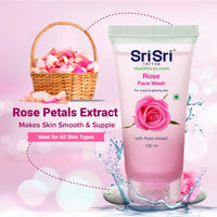Rose Face Wash - For Toned & Glowing Skin, 150 ml
