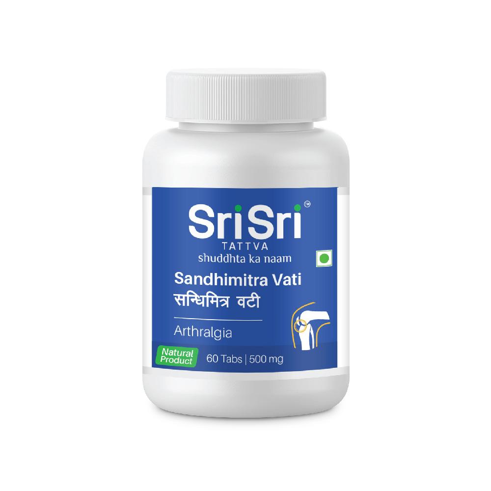 Sandhimitra Vati - Arthralgia, 60 Tabs | 500mg - Sri Sri Tattva