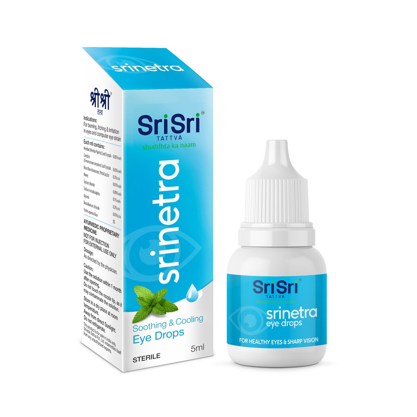 Sri Netra Eye Drops 5ml - Sri Sri Tattva