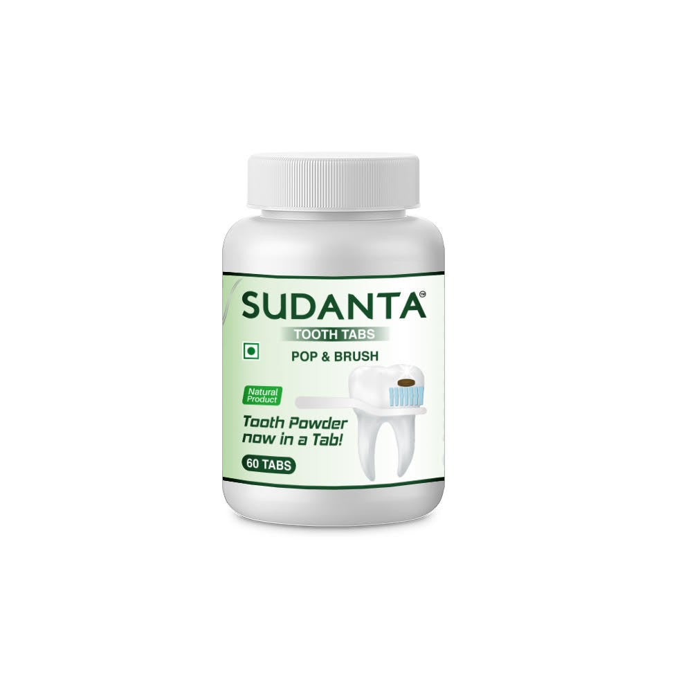 Sudanta Tooth Tabs, 60 Tabs | 650mg - Sri Sri Tattva