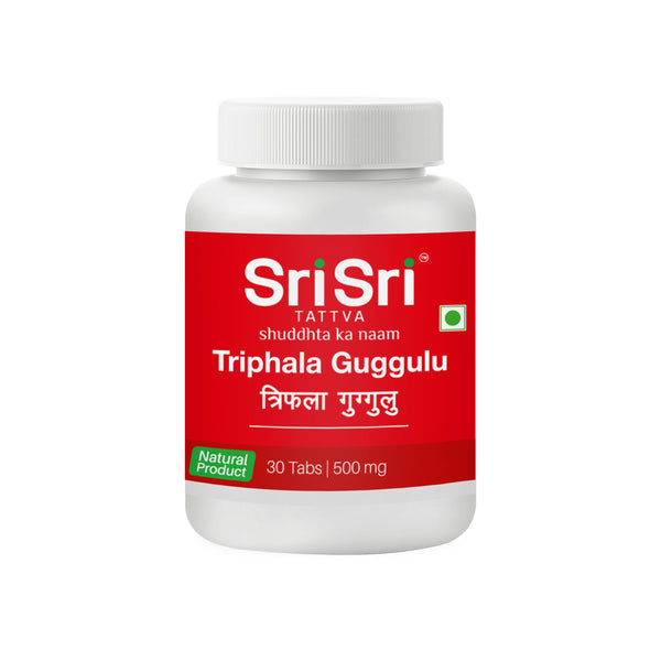 Triphala Guggulu ,30 Tabs | 500mg - Sri Sri Tattva