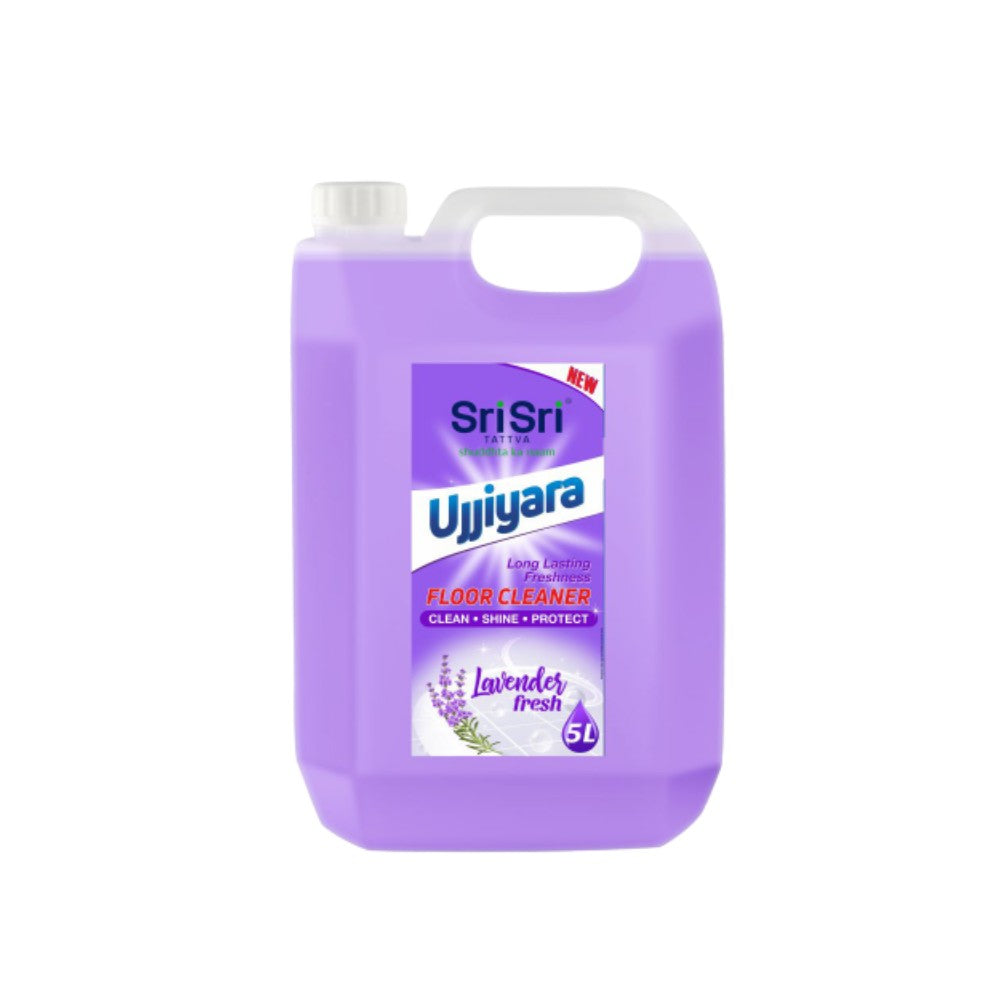 Ujjiyara Floor Cleaner Lavender Fresh - Long Lasting Freshness, 5L - Sri Sri Tattva