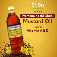 Premium Kachi Ghani Mustard Oil Bottle, 1 L