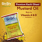 Premium Kachi Ghani Mustard Oil Pouch, 1 L