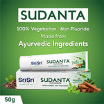 Sudanta Toothpaste -  Non - Fluoride - 100% Vegetarian, 50 g