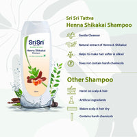 Henna Shikakai Shampoo - For Silky Smooth & Conditioned Hair, 200 ml