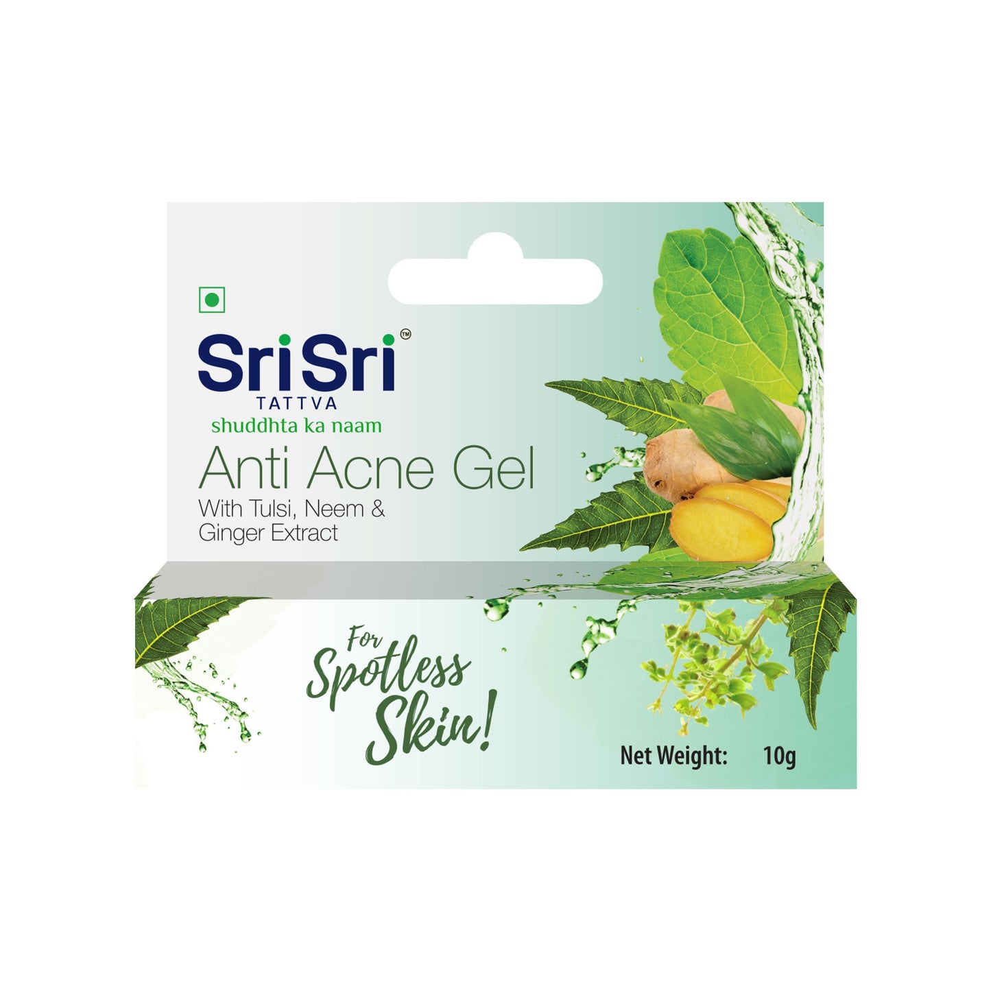 Anti Acne Gel - Spotless Skin, 10g - Sri Sri Tattva