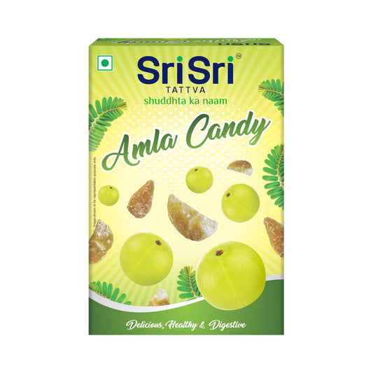 Amla Candy - Plain Flavoured - Delicious Healthy & Digestive, 400g - Sri Sri Tattva