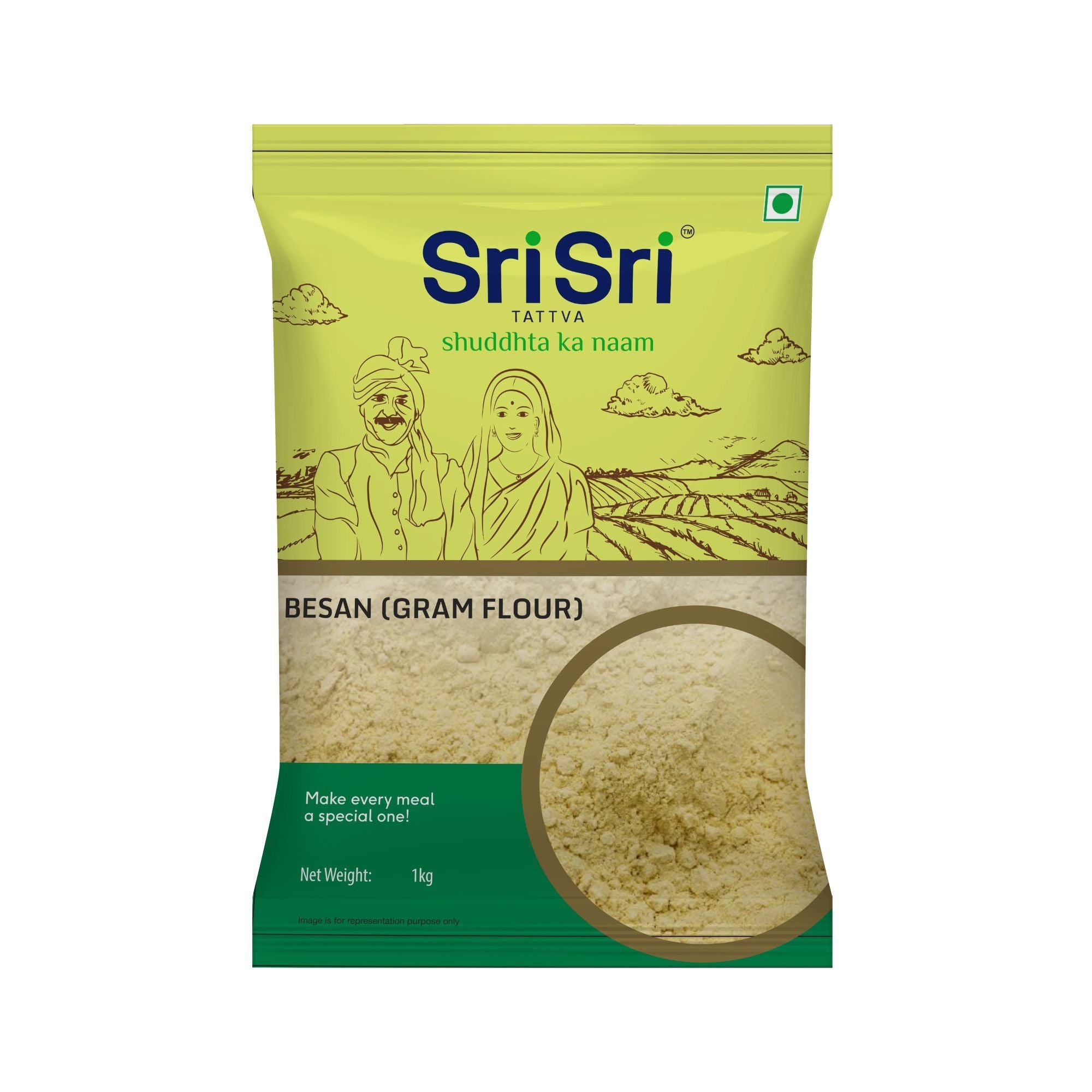 Besan (Gram Flour), 1kg - Sri Sri Tattva