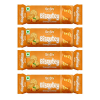 Biscutey Orange Creme, 63.3g (Pack of 4) - Sri Sri Tattva