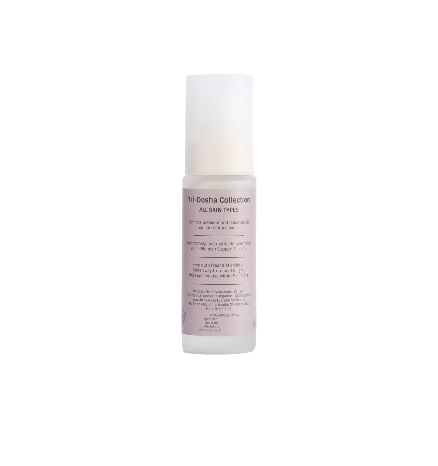 Blemish Support Serum, 30ml by Shankara - Sri Sri Tattva