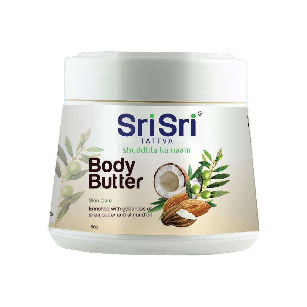 Body Butter - Enriched with Goodness of Shea Butter & Almond Oil, 150g - Sri Sri Tattva