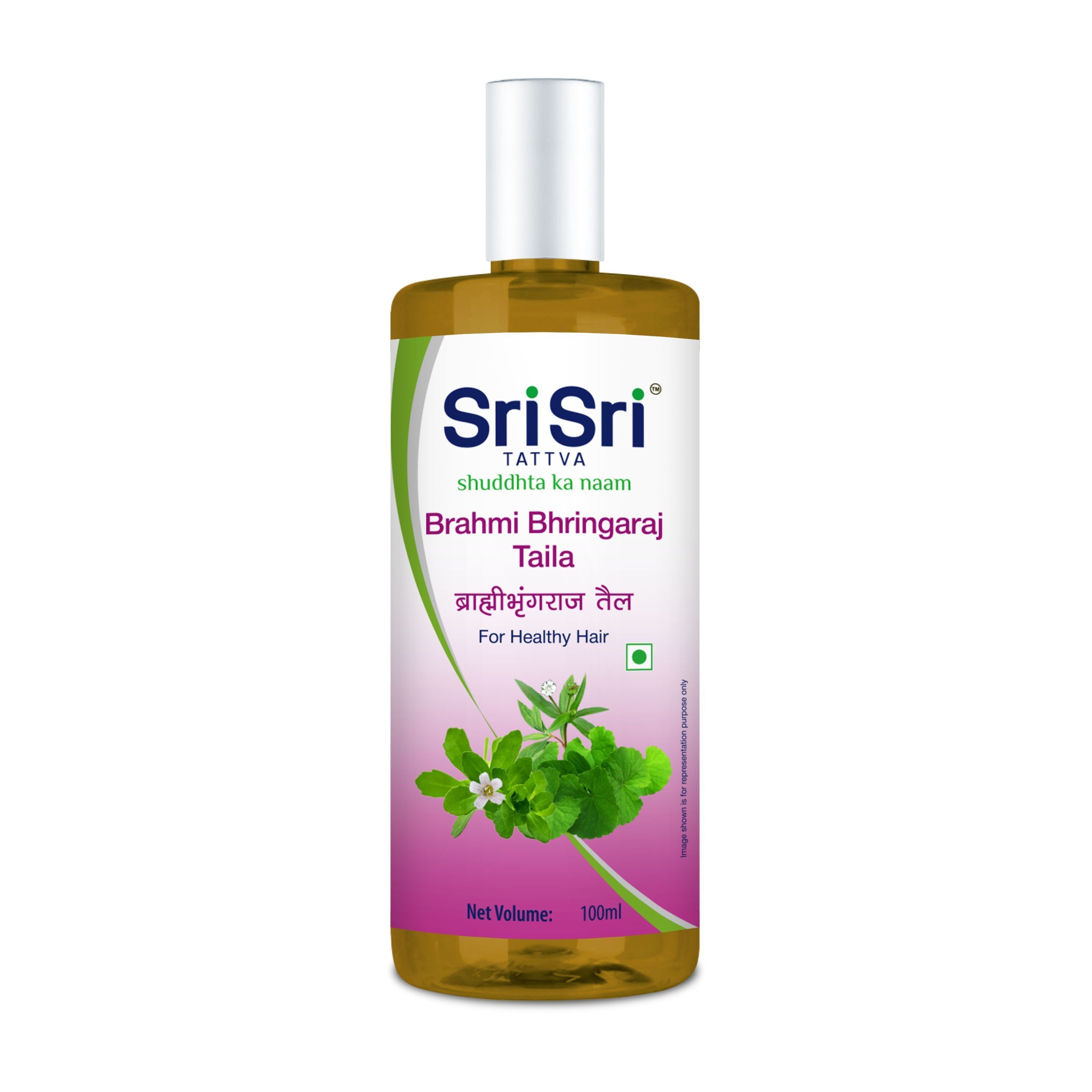 Brahmi Bhringaraj Taila - Anti Graying, 100ml - Sri Sri Tattva