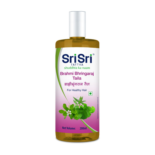 Brahmi Bhringaraj Taila - Anti Graying, 200ml - Sri Sri Tattva