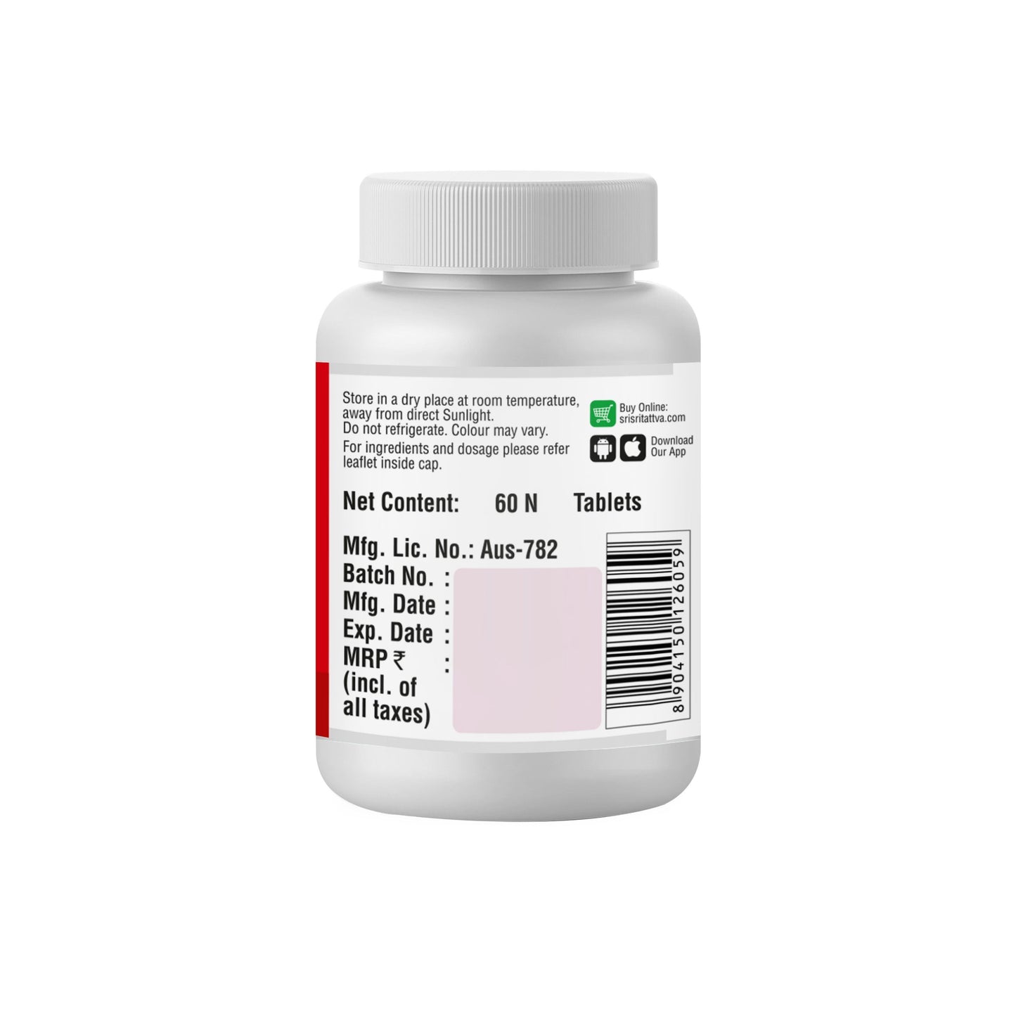 Kabasura Kudineer, 60 Tabs | 500mg (Pack of 3) - Sri Sri Tattva