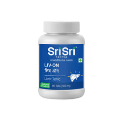 Liv-On - Liver Tonic | Rejuvenate ill & Impaired Liver | Improves Appetite | Reduces Viral Load In HBV & HCV | Ayurvedic Natural Product | 60 Tabs, 500 mg - Ayurveda & Wellness 