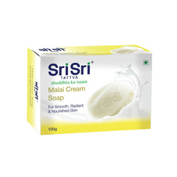 Malai Cream Soap - Relaxes, Refreshes & Rejuvenates, 100g - Ayurveda and Wellness | Oral Care | Personal Care 