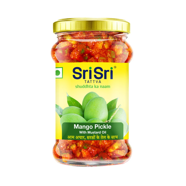 Mango Pickle - Mustard Oil, 300g - Sri Sri Tattva