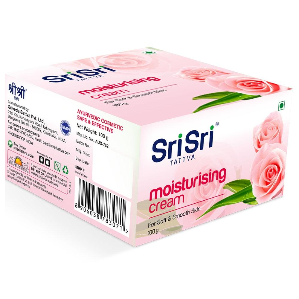 Moisturising Cream - For Soft & Smooth Skin, 100g - Sri Sri Tattva