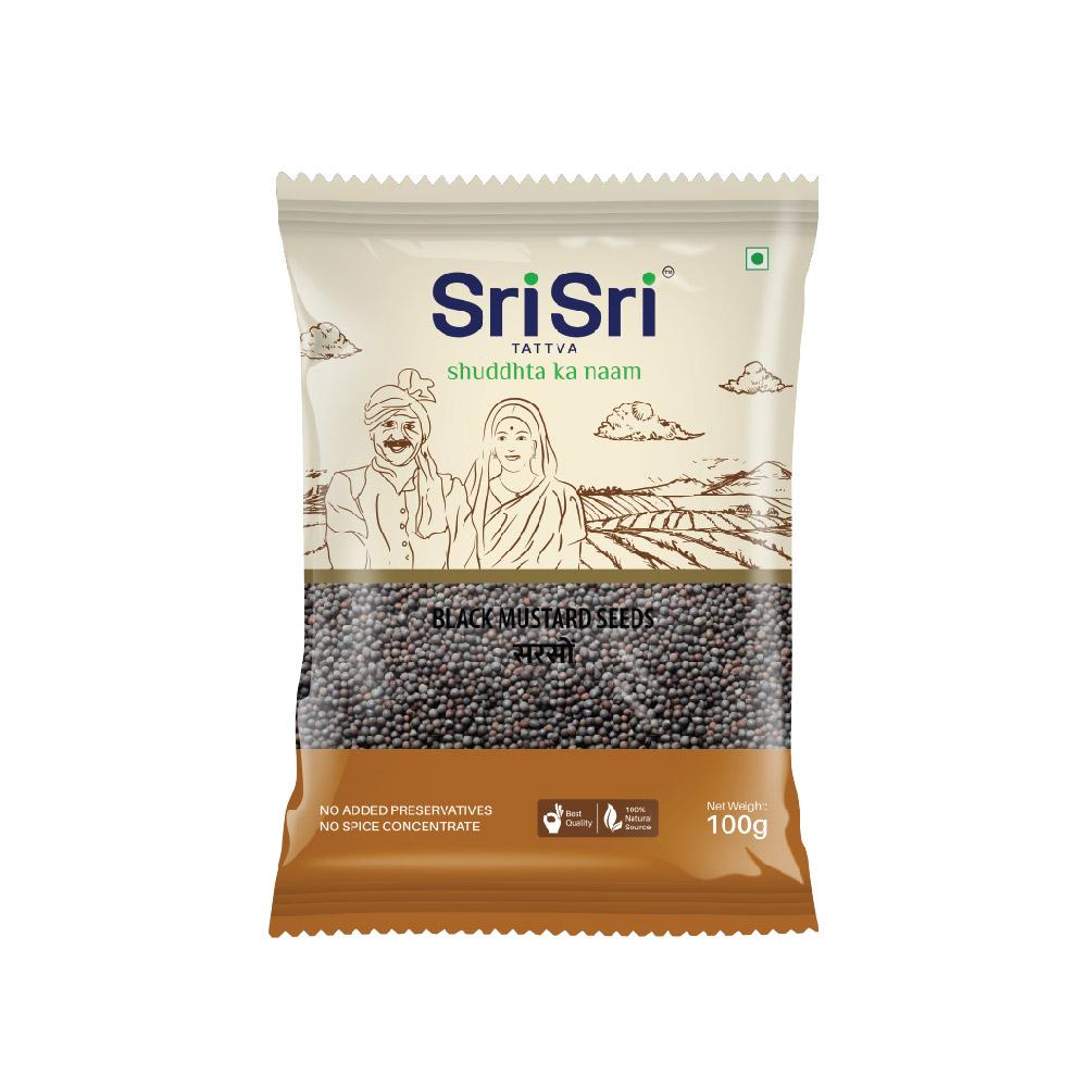 Black Mustard Seeds, 100g - Sri Sri Tattva