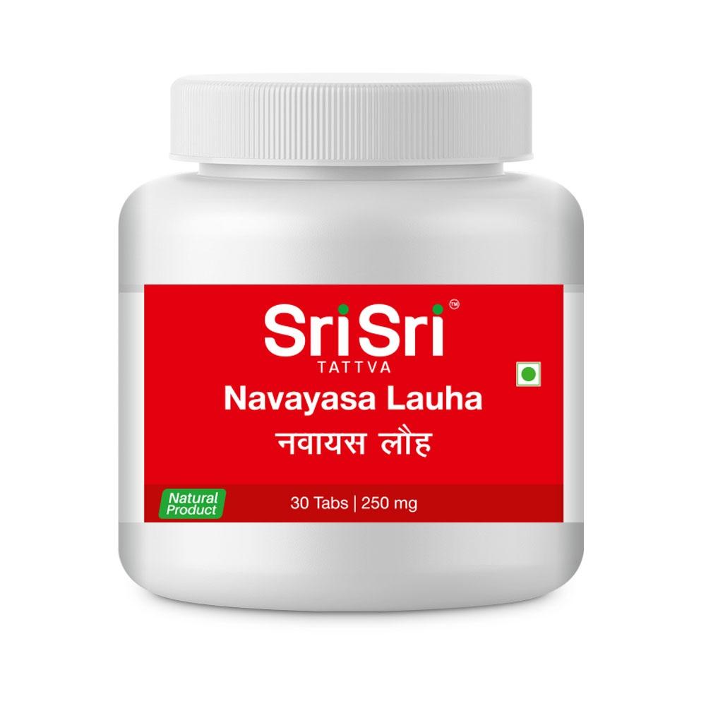 Navayasa Lauha - Effective in Jaundice, Worms & Anaemia,30 Tabs | 250mg - Sri Sri Tattva