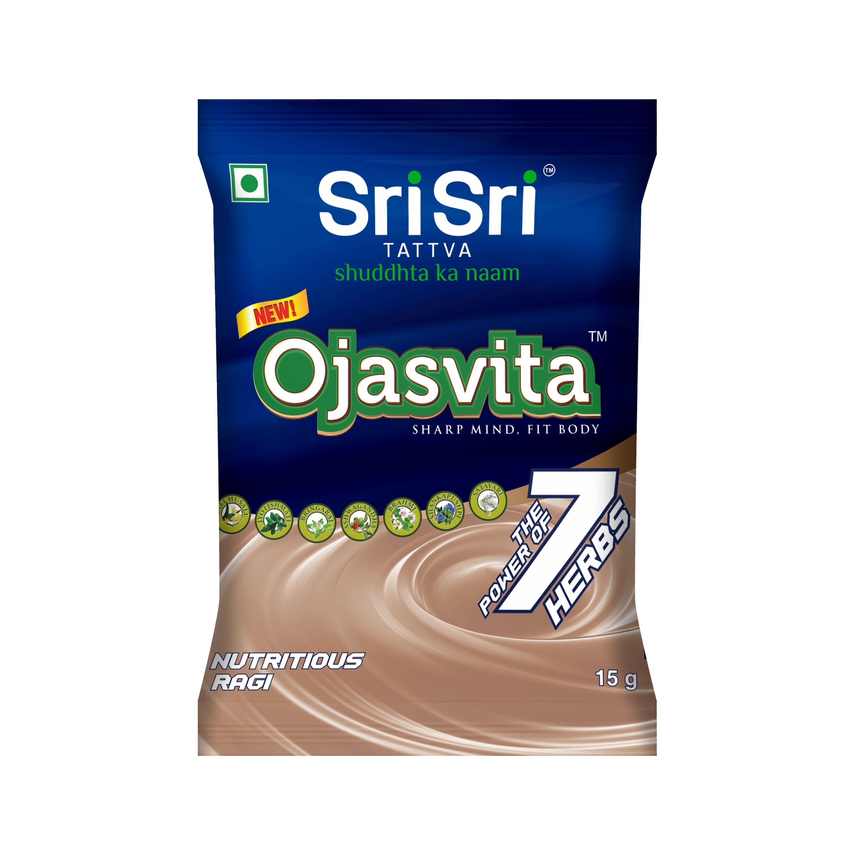 Ragi Ojasvita - Sharp Mind & Fit Body, 15g - Sri Sri Tattva