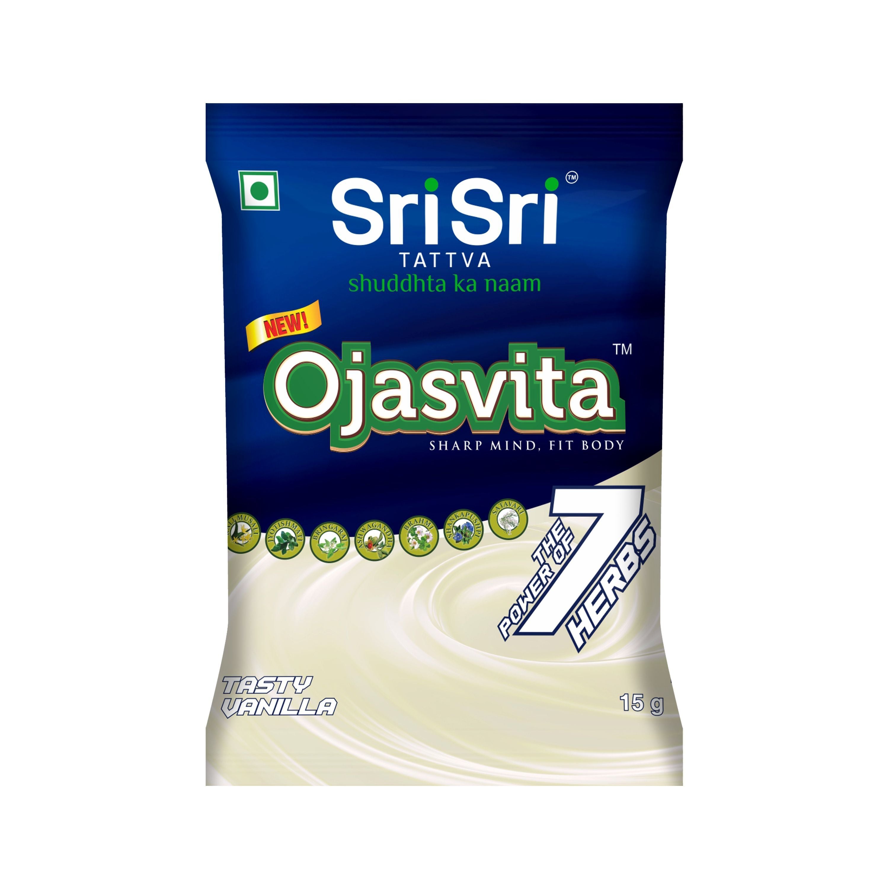 Vanilla Ojasvita - Sharp Mind & Fit Body, 15g - Sri Sri Tattva