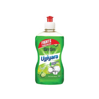 Ujjiyara Liquid Dishwash Lime - Removes Odour, 500ml - Sri Sri Tattva