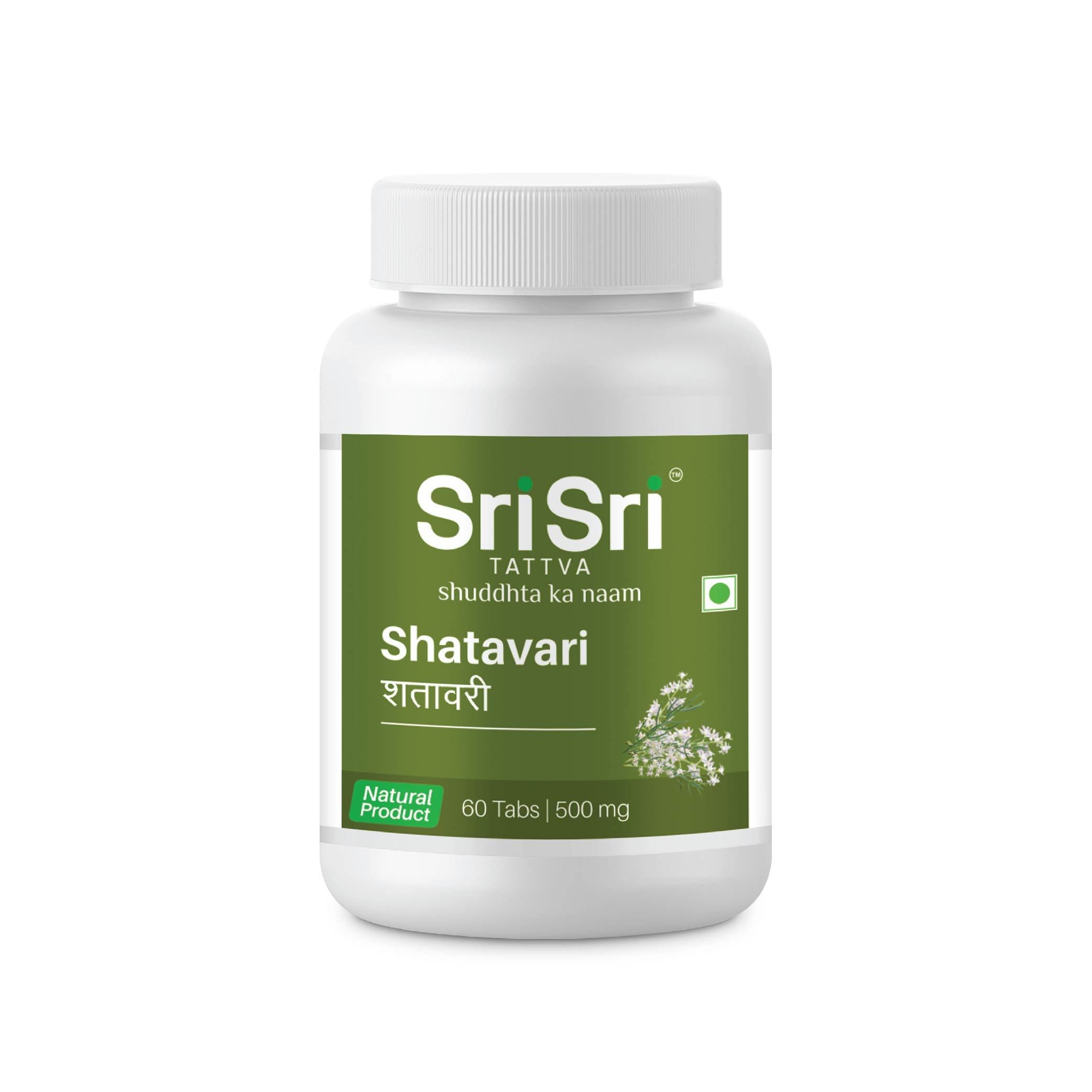 Shatavari - Complete Women's Care, 60Tabs | 500mg - Sri Sri Tattva
