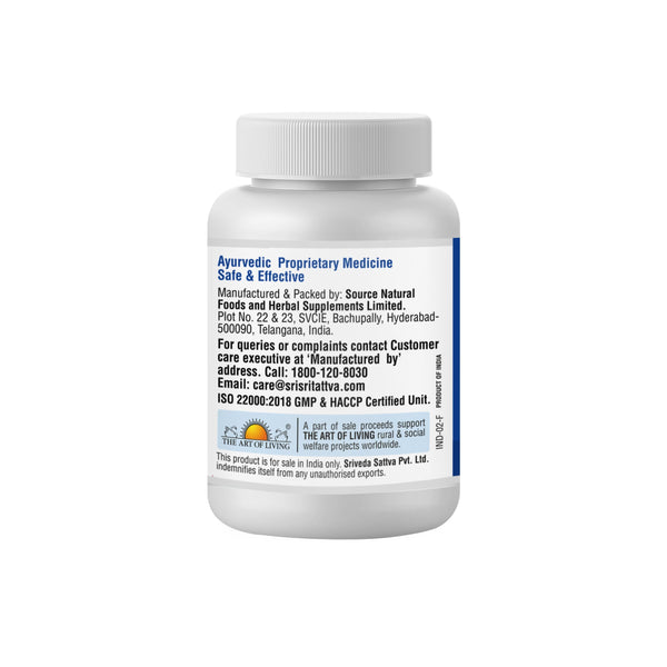 Turmeric Plus - With Pepper - Anti Oxidant - Immunity Support, 60 Tabs | 500mg - Sri Sri Tattva