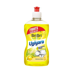 Ujjiyara Liquid Dishwash Lemon - Removes Odour, 500ml - Detergents and Dishwash 